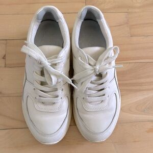 Everlane off white sneakers. GUC. Leather.